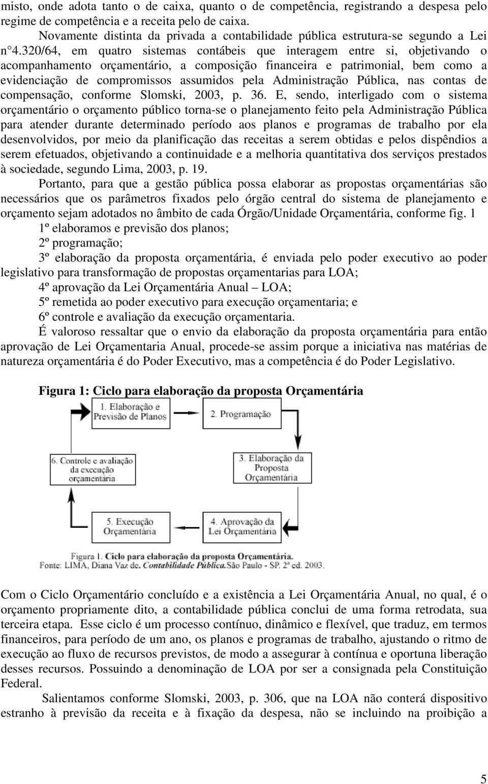 320/64, em quatro sistemas contábeis que interagem entre si, objetivando o acompanhamento orçamentário, a composição financeira e patrimonial, bem como a evidenciação de compromissos assumidos pela