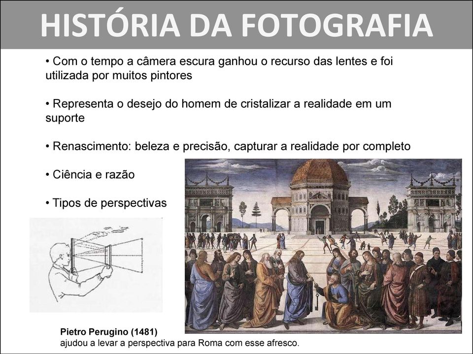 Renascimento: beleza e precisão, capturar a realidade por completo Ciência e razão