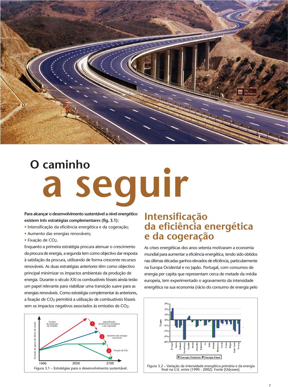 Enquanto a primeira estratégia procura atenuar o crescimento da procura de energia, a segunda tem como objectivo dar resposta à satisfação da procura, utilizando de forma crescente recursos