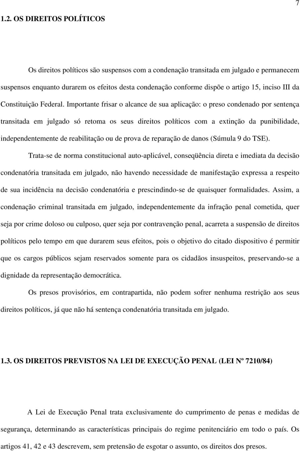 inciso III da Constituição Federal.