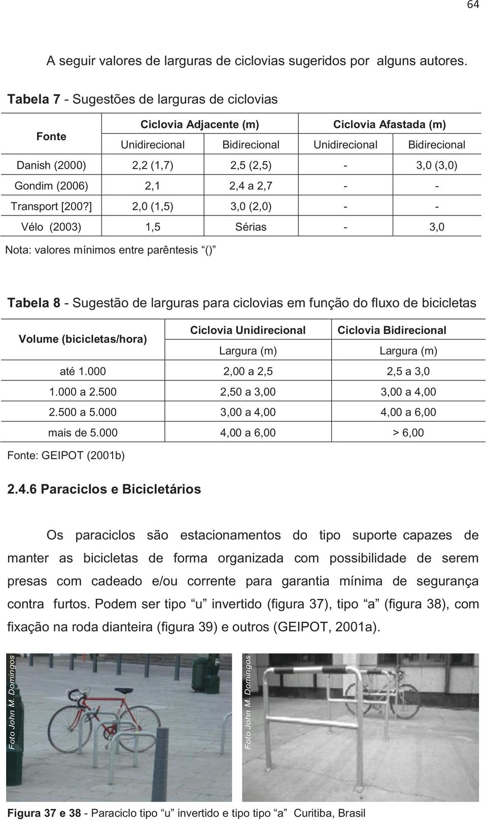 Gondim (2006) 2,1 2,4 a 2,7 - - Transport [200?