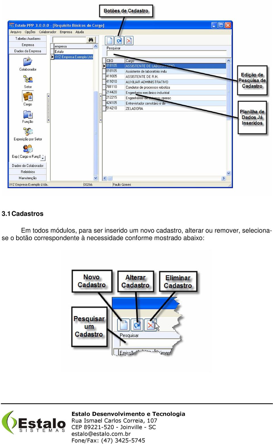 remover, selecionase o botão