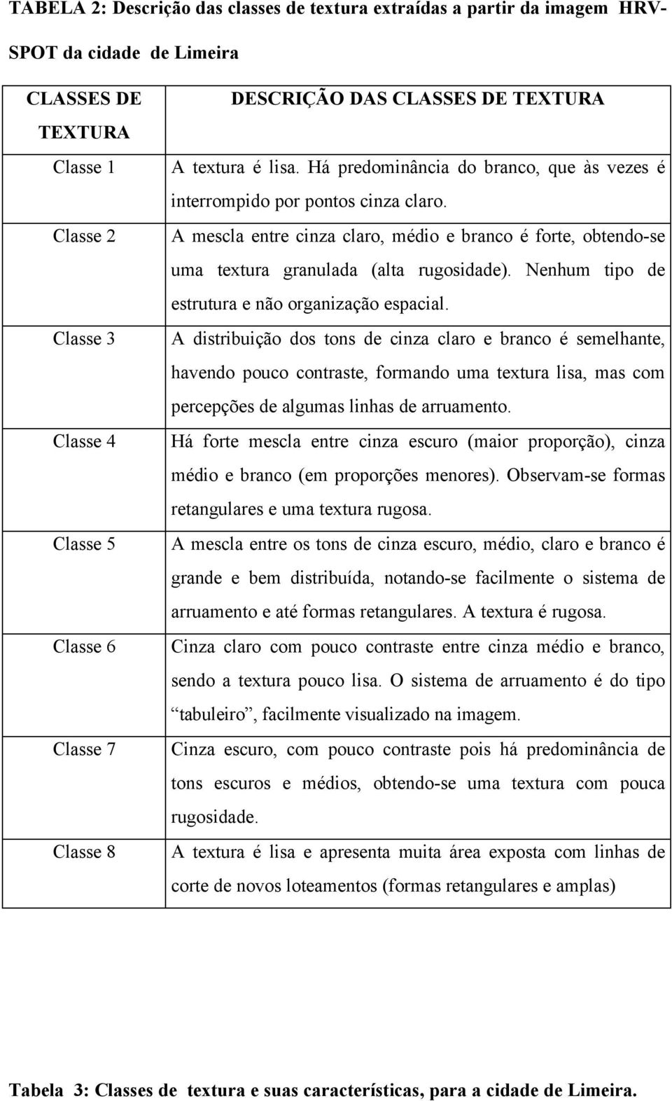 A mescla entre cinza claro, médio e branco é forte, obtendo-se uma textura granulada (alta rugosidade). Nenhum tipo de estrutura e não organização espacial.