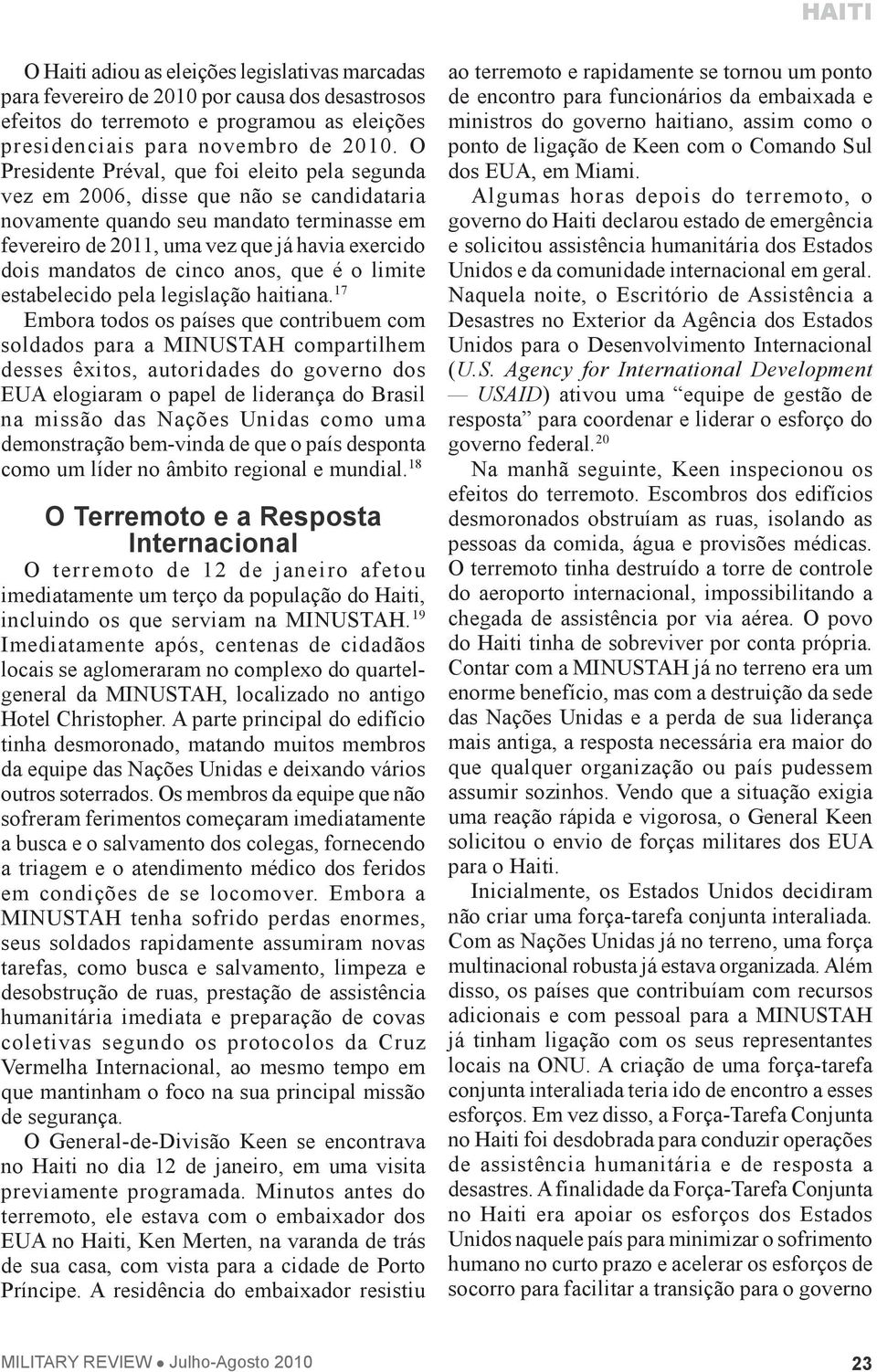 de cinco anos, que é o limite estabelecido pela legislação haitiana.