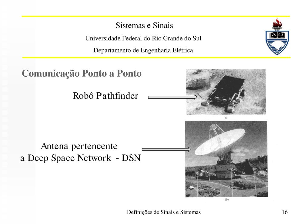 Antena pertencente a Deep Space