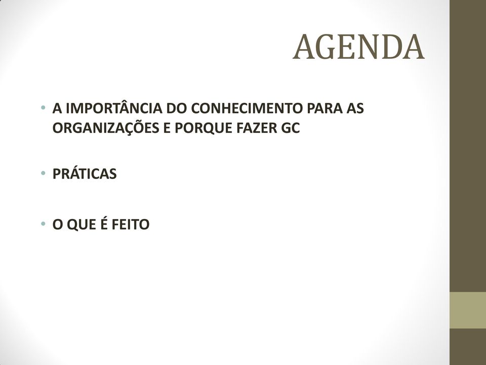 ORGANIZAÇÕES E PORQUE