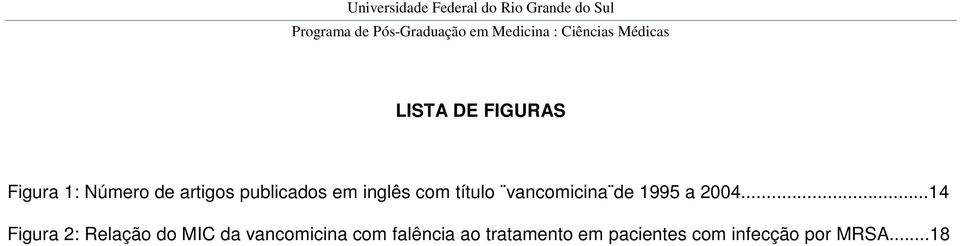 2004...14 Figura 2: Relação do MIC da vancomicina com