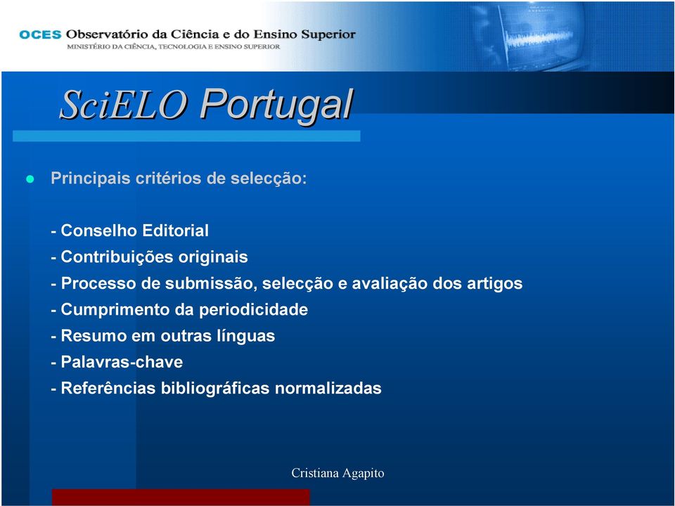 dos artigos - Cumprimento da periodicidade - Resumo em outras línguas -