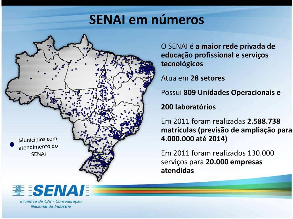 laboratórios Em 20 foram realizadas 2.588.