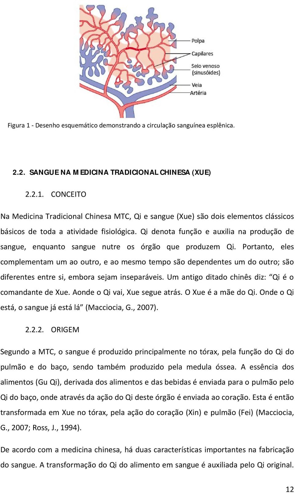 Portanto, eles complementam um ao outro, e ao mesmo tempo são dependentes um do outro; são diferentes entre si, embora sejam inseparáveis. Um antigo ditado chinês diz: Qi é o comandante de Xue.