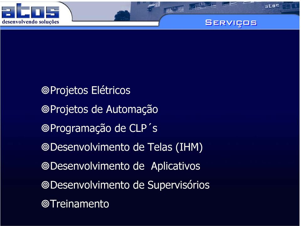 Desenvolvimento de Telas (IHM)