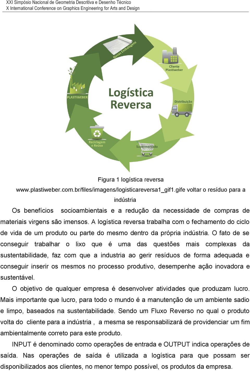 A logística reversa trabalha com o fechamento do ciclo de vida de um produto ou parte do mesmo dentro da própria indústria.