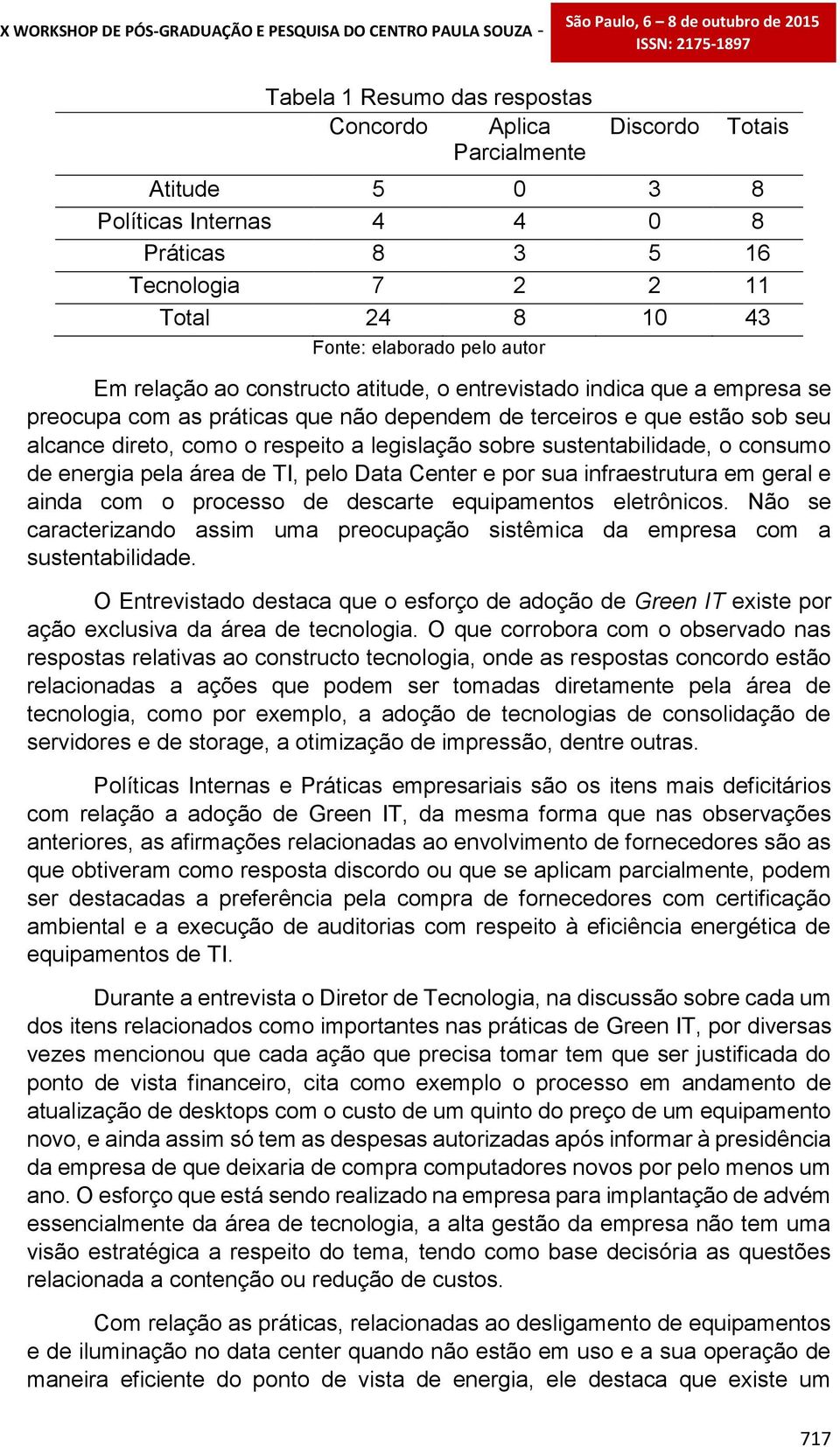 estão sob seu alcance direto, como o respeito a legislação sobre sustentabilidade, o consumo de energia pela área de TI, pelo Data Center e por sua infraestrutura em geral e ainda com o processo de