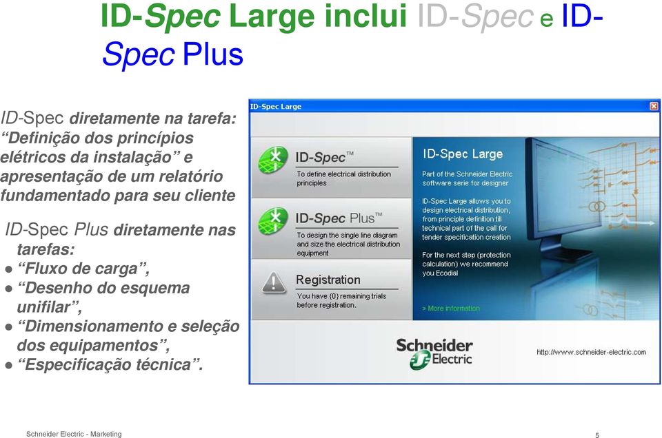 fundamentado para seu cliente ID-Spec Plus diretamente nas tarefas: Fluxo de carga,