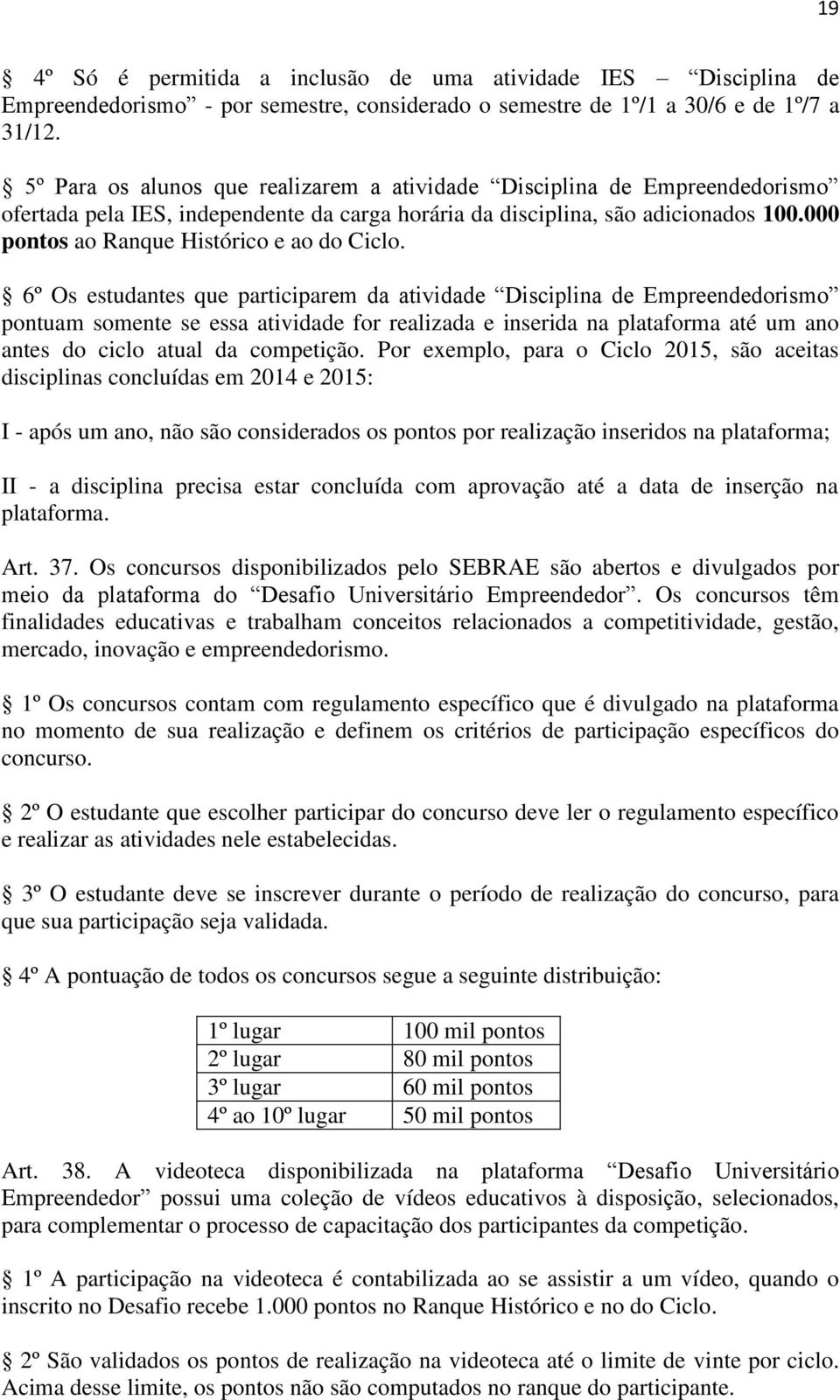 000 pontos ao Ranque Histórico e ao do Ciclo.