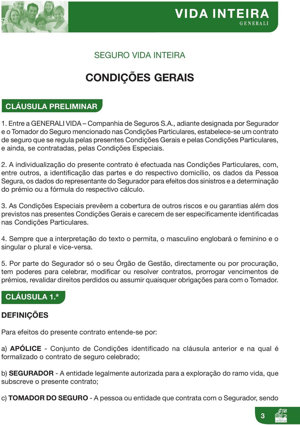 CONDIÇÕES GERAI