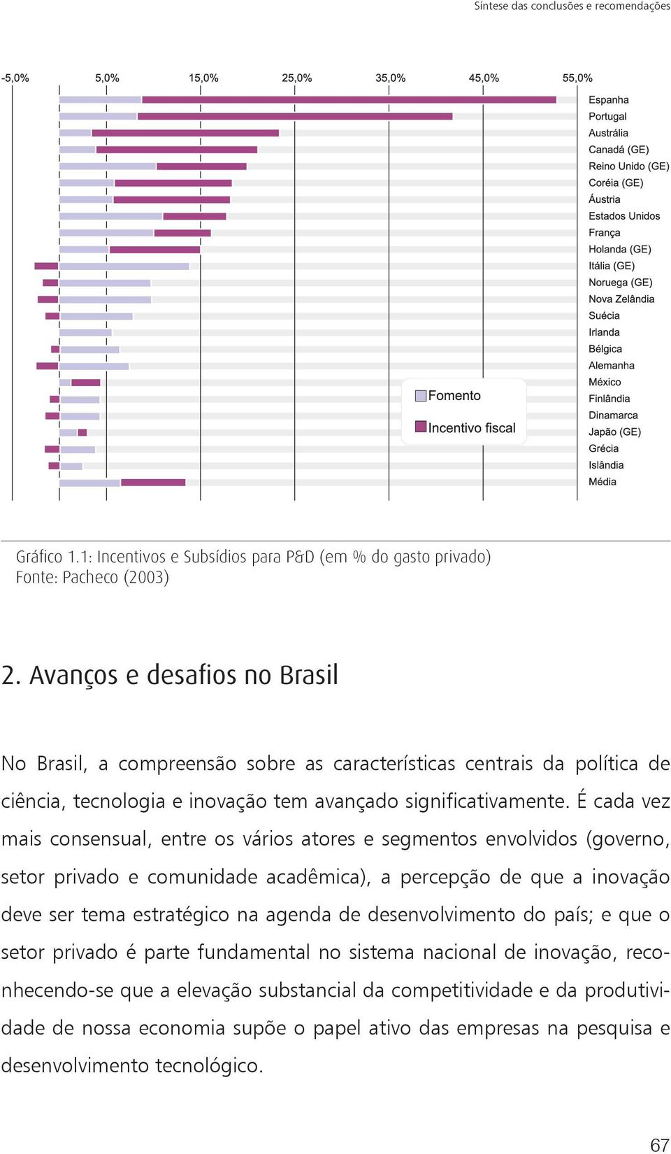 É cada vez mais consensual, entre os vários atores e segmentos envolvidos (governo, setor privado e comunidade acadêmica), a percepção de que a inovação deve ser tema estratégico na agenda de