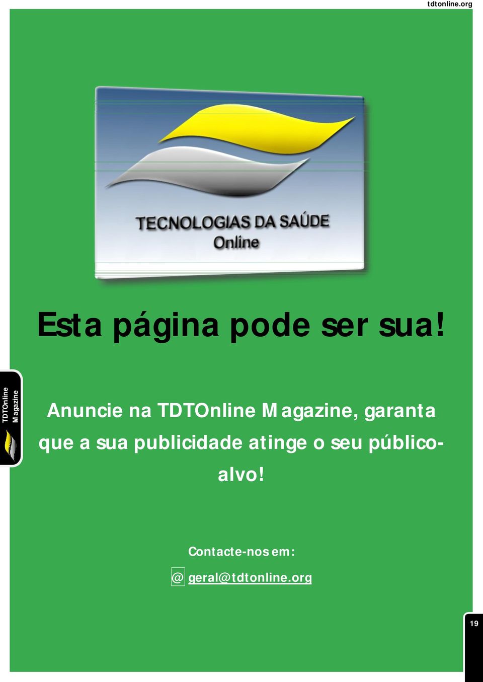 publicidade atinge o seu