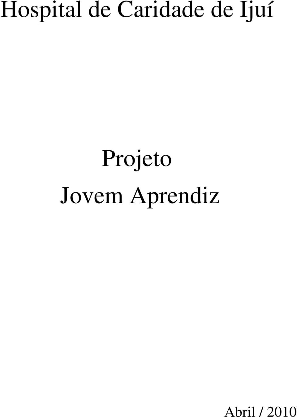 Ijuí Projeto