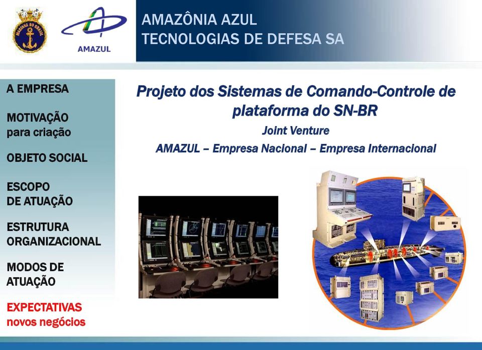 do SN-BR Joint Venture AMAZUL