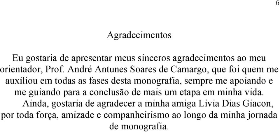 apoiando e me guiando para a conclusão de mais um etapa em minha vida.