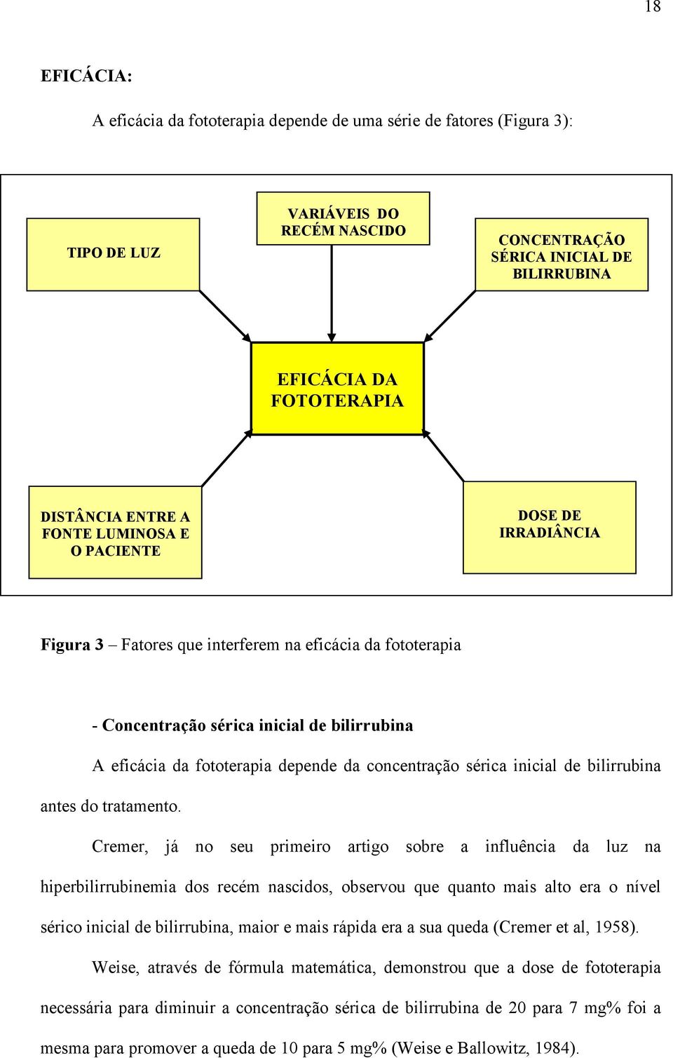 concentração sérica inicial de bilirrubina antes do tratamento.