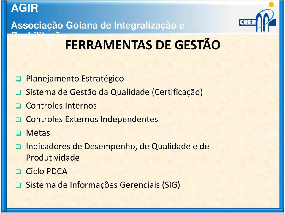 Externos Independentes Metas Indicadores de Desempenho, de