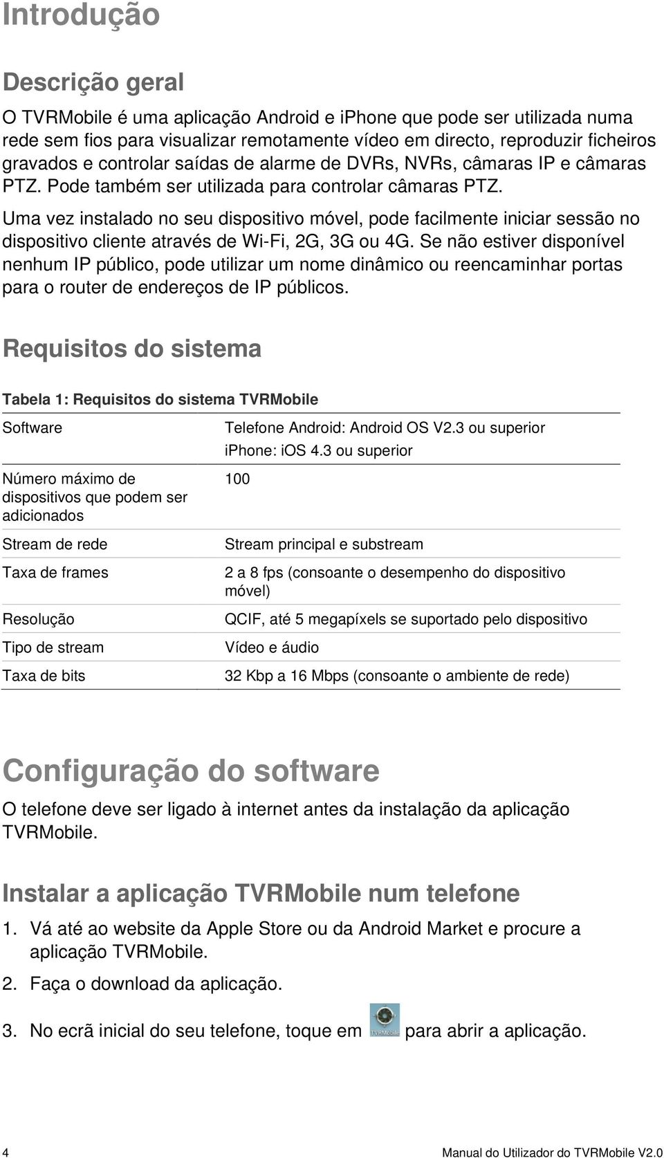 Uma vez instalado no seu dispositivo móvel, pode facilmente iniciar sessão no dispositivo cliente através de Wi-Fi, 2G, 3G ou 4G.