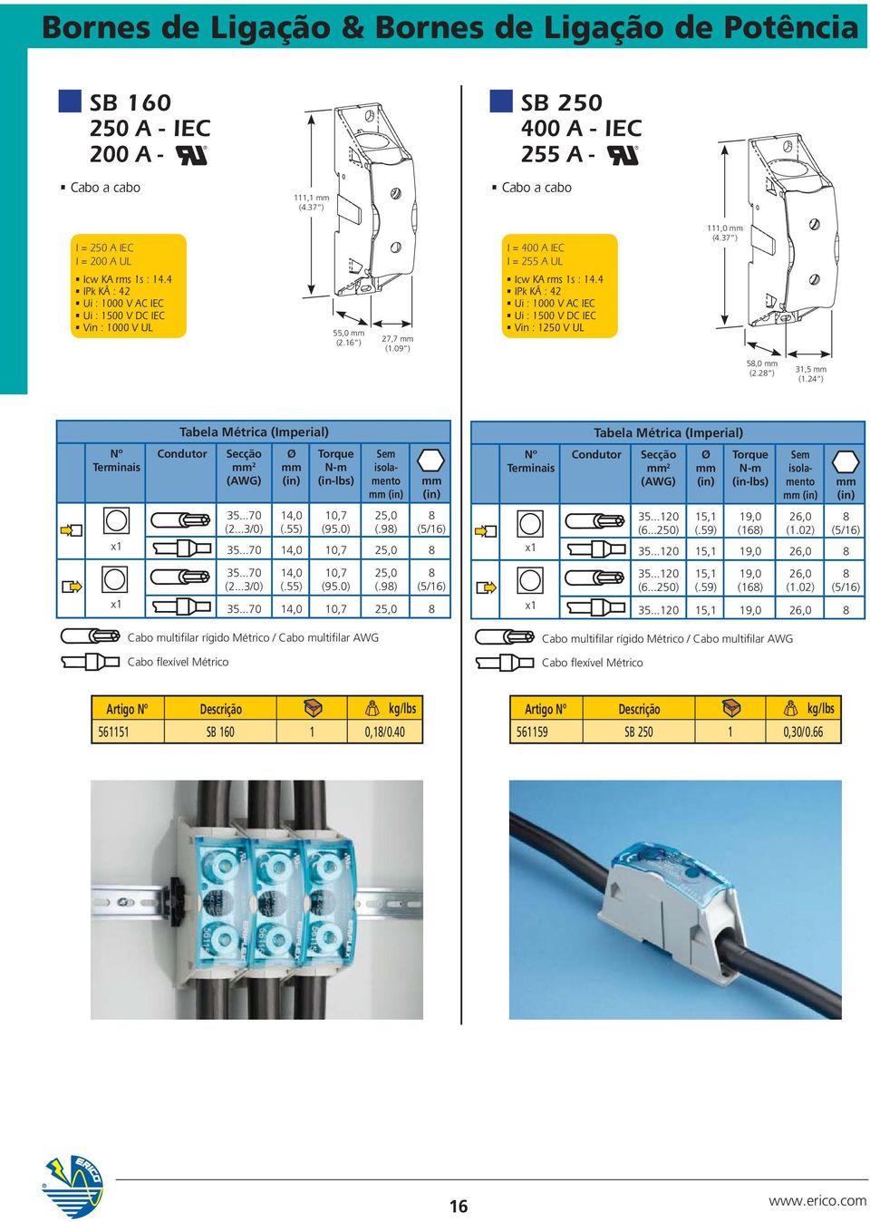 4 IPk KÂ : 42 Ui : 1000 V AC IEC Ui : 1500 V DC IEC Vin : 1250 V UL 111,0 (4.37 ) 58,0 (2.28 ) 31,5 (1.