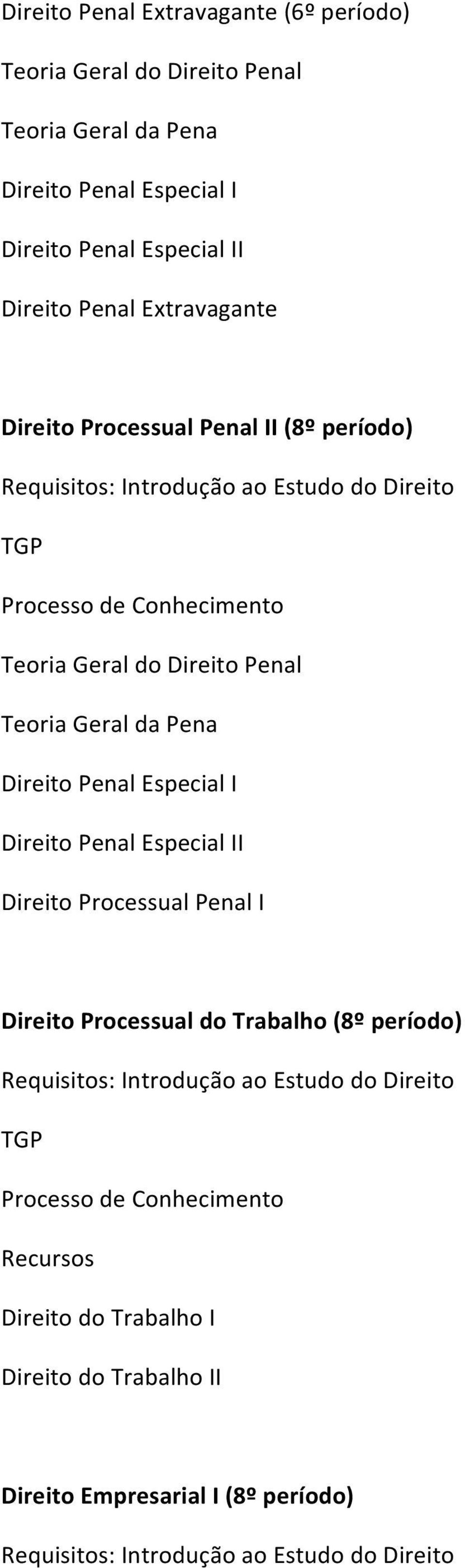 TeoriaGeraldoDireitoPenal TeoriaGeraldaPena DireitoPenalEspecialI DireitoPenalEspecialII DireitoProcessualPenalI