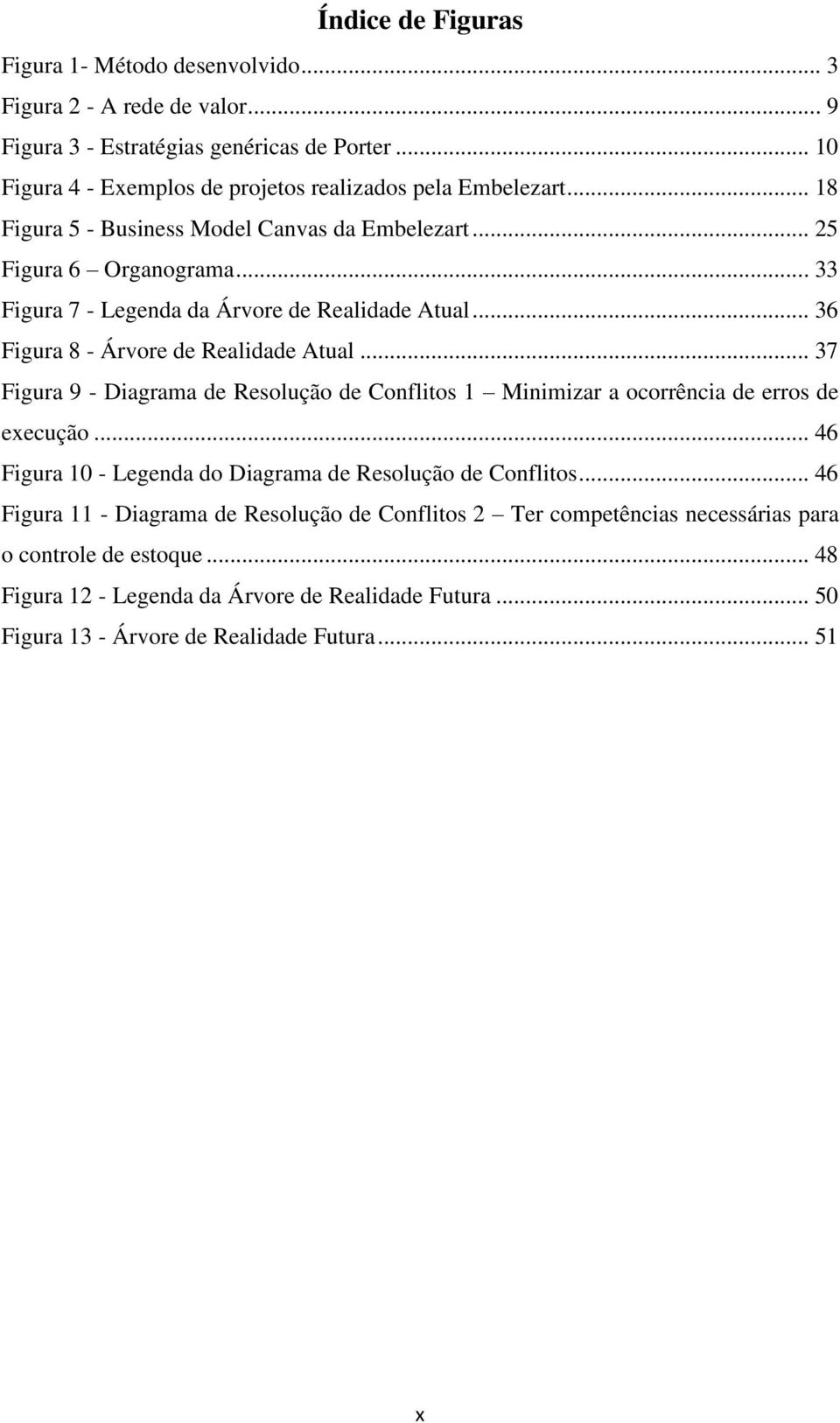 .. 33 Figura 7 - Legenda da Árvore de Realidade Atual... 36 Figura 8 - Árvore de Realidade Atual.