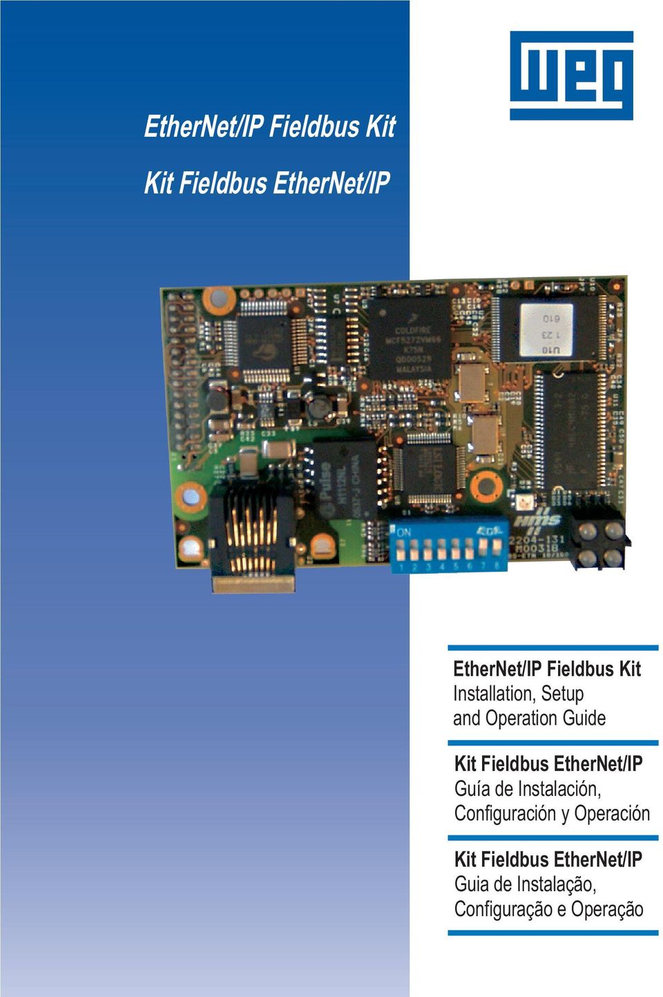 Fieldbus EtherNet/IP Guía de Instalación, Configuración y