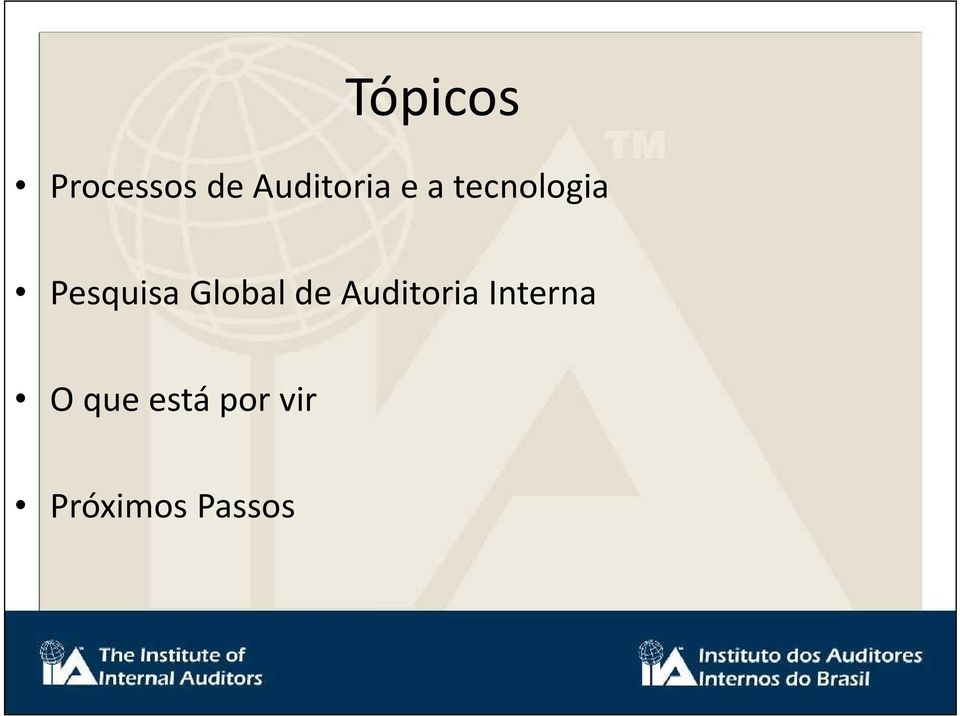 Pesquisa Global de Auditoria