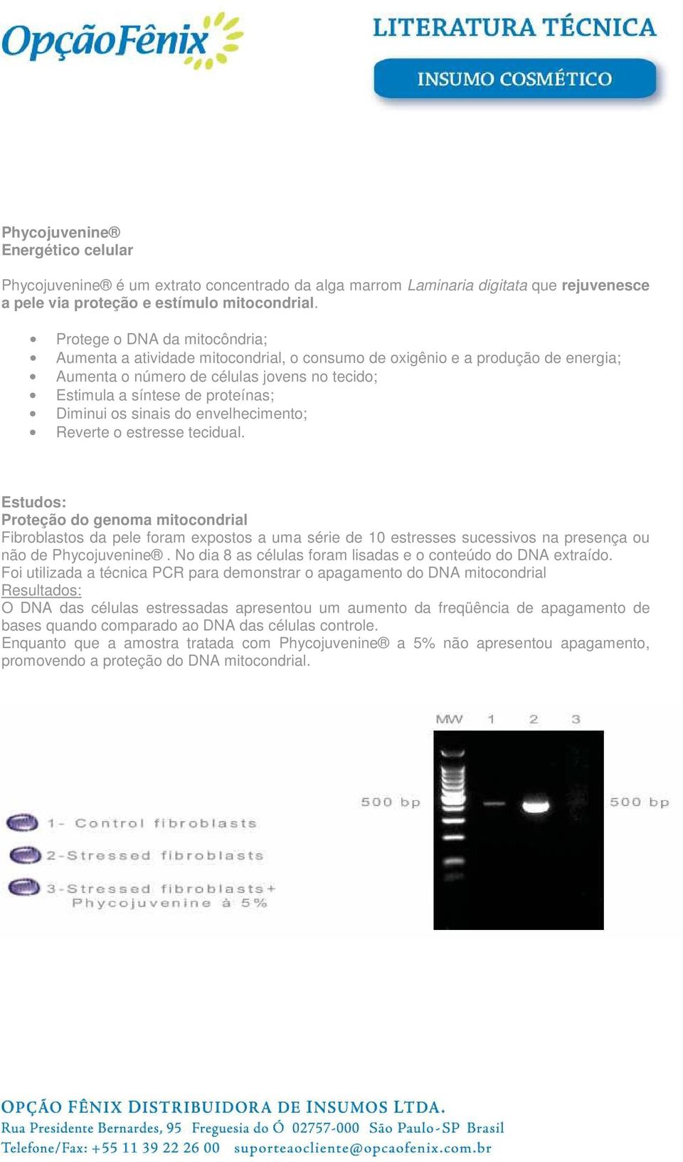 os sinais do envelhecimento; Reverte o estresse tecidual.