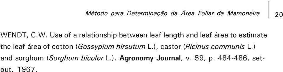 hirsutum L.), castor (Ricinus communis L.