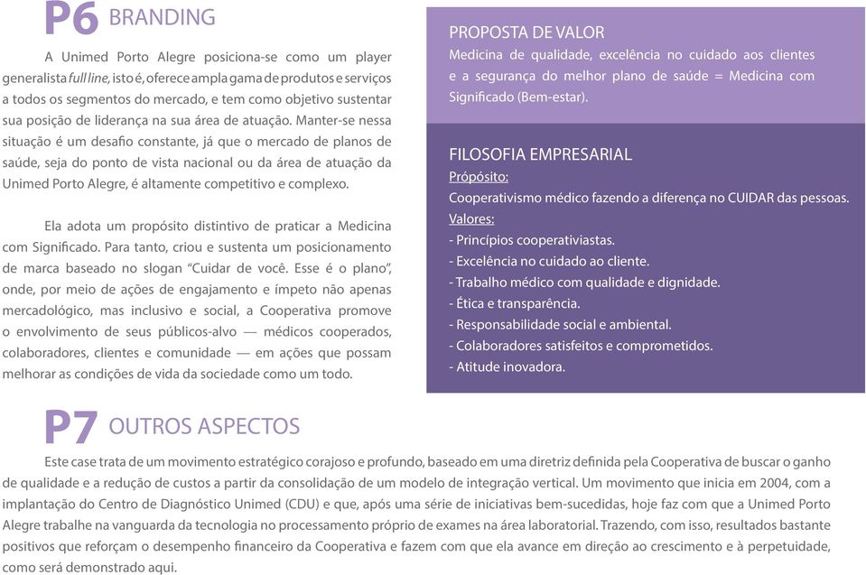 Manter-se nessa situação é um desafio constante, já que o mercado de planos de saúde, seja do ponto de vista nacional ou da área de atuação da Unimed Porto Alegre, é altamente competitivo e complexo.