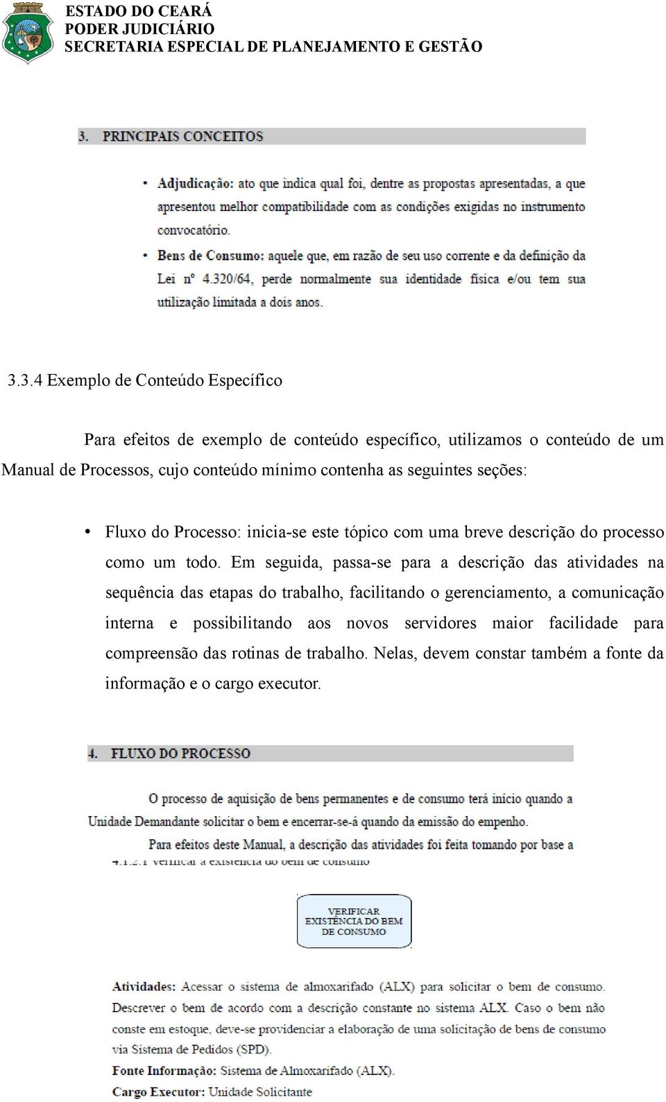 Em seguida, passa-se para a descrição das atividades na sequência das etapas do trabalho, facilitando o gerenciamento, a comunicação interna e