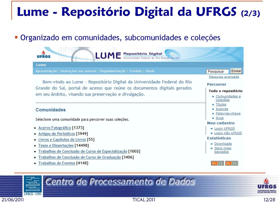 UFRGS (2/3) Organizado em