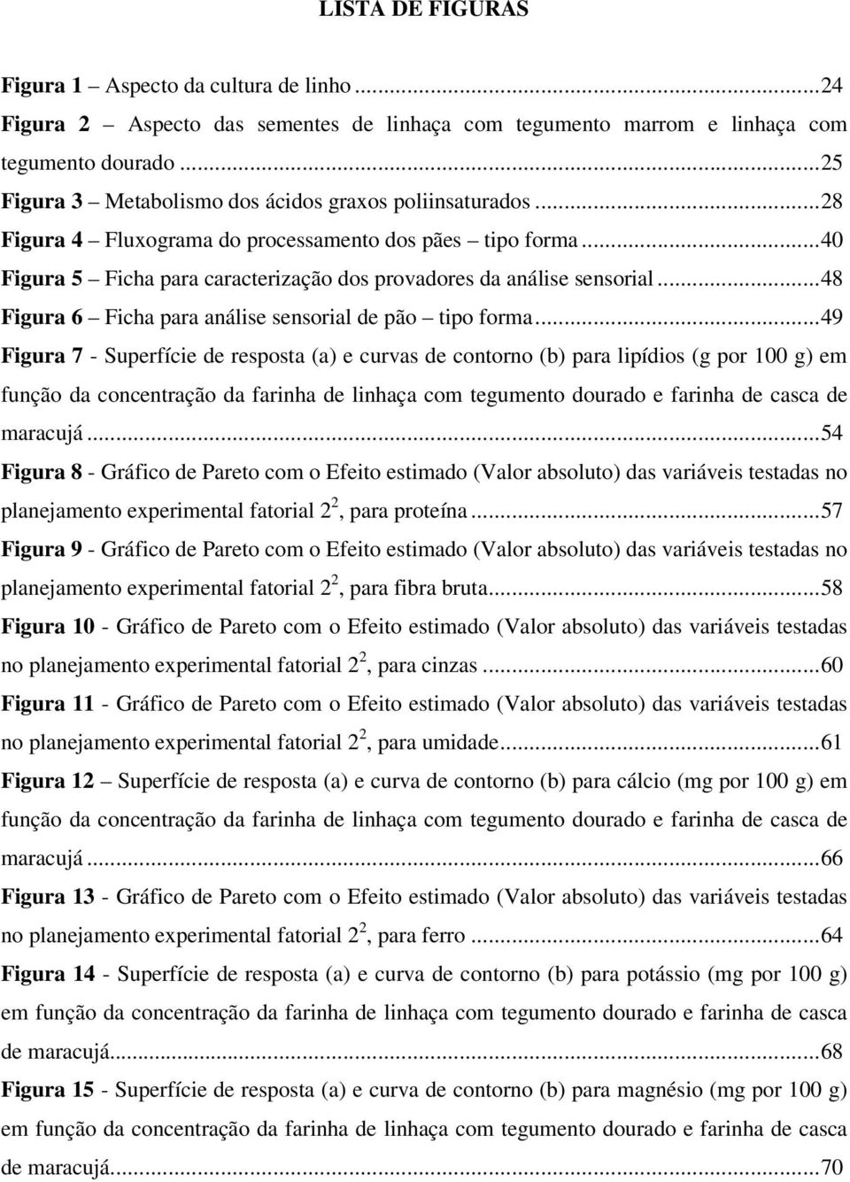 ..48 Figura 6 Ficha para análise sensorial de pão tipo forma.