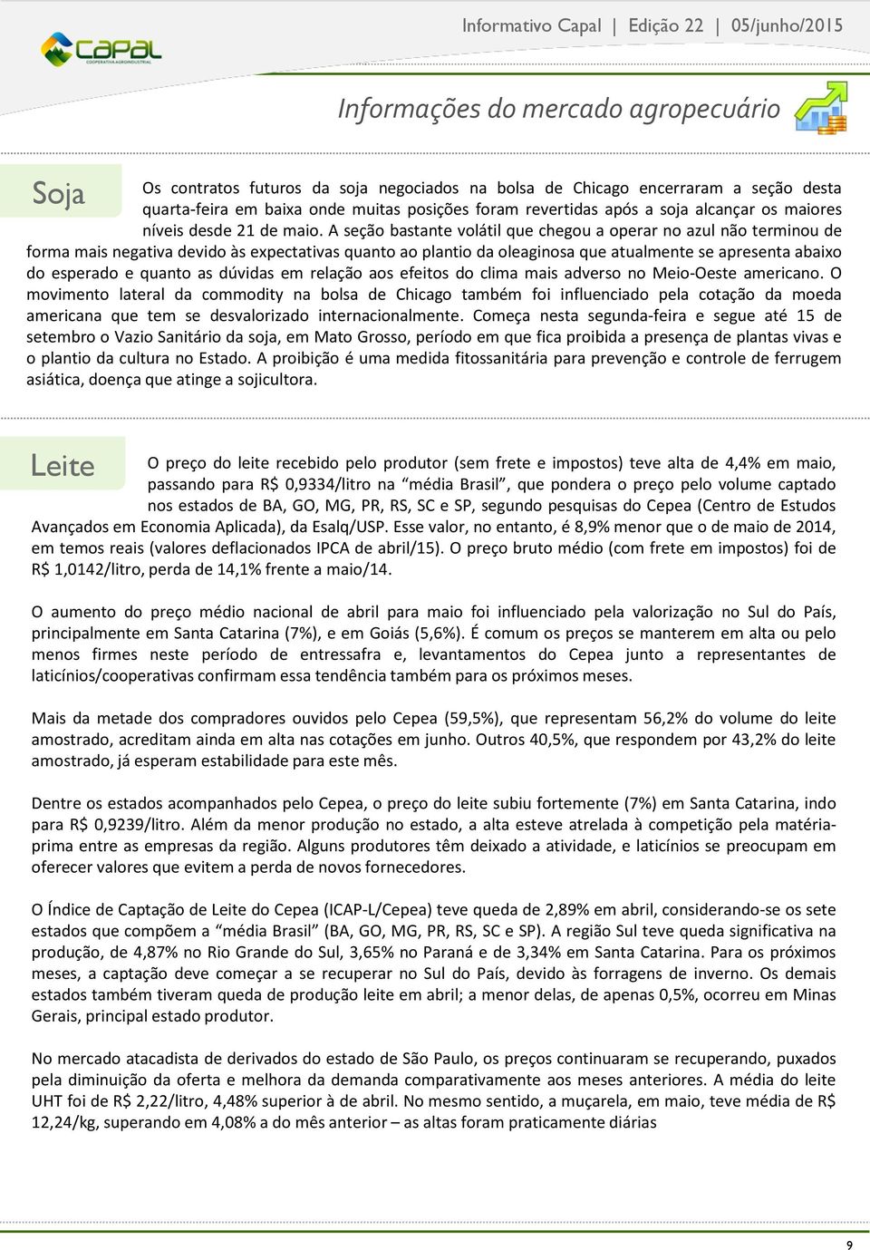 A seção bastante volátil que chegou a operar no azul não terminou de forma mais negativa devido às expectativas quanto ao plantio da oleaginosa que atualmente se apresenta abaixo do esperado e quanto