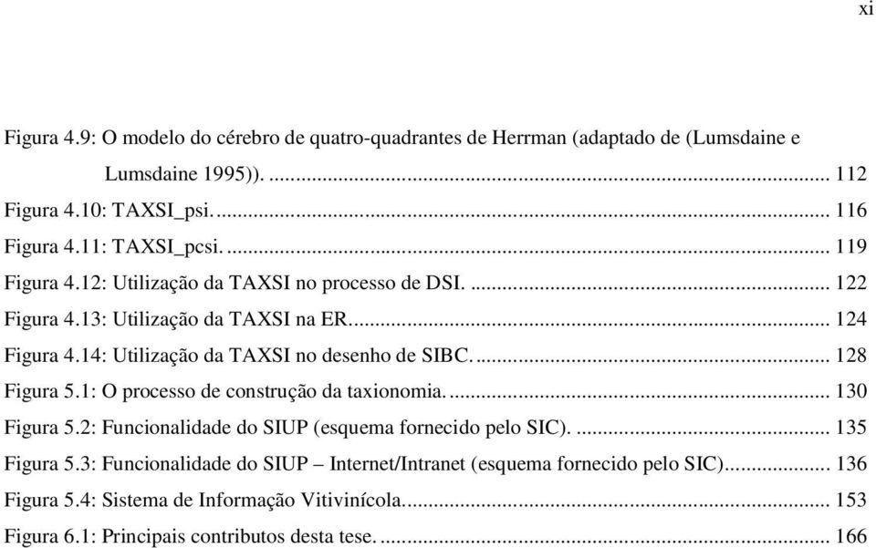 14: Utilização da TAXSI no desenho de SIBC... 128 Figura 5.1: O processo de construção da taxionomia... 130 Figura 5.