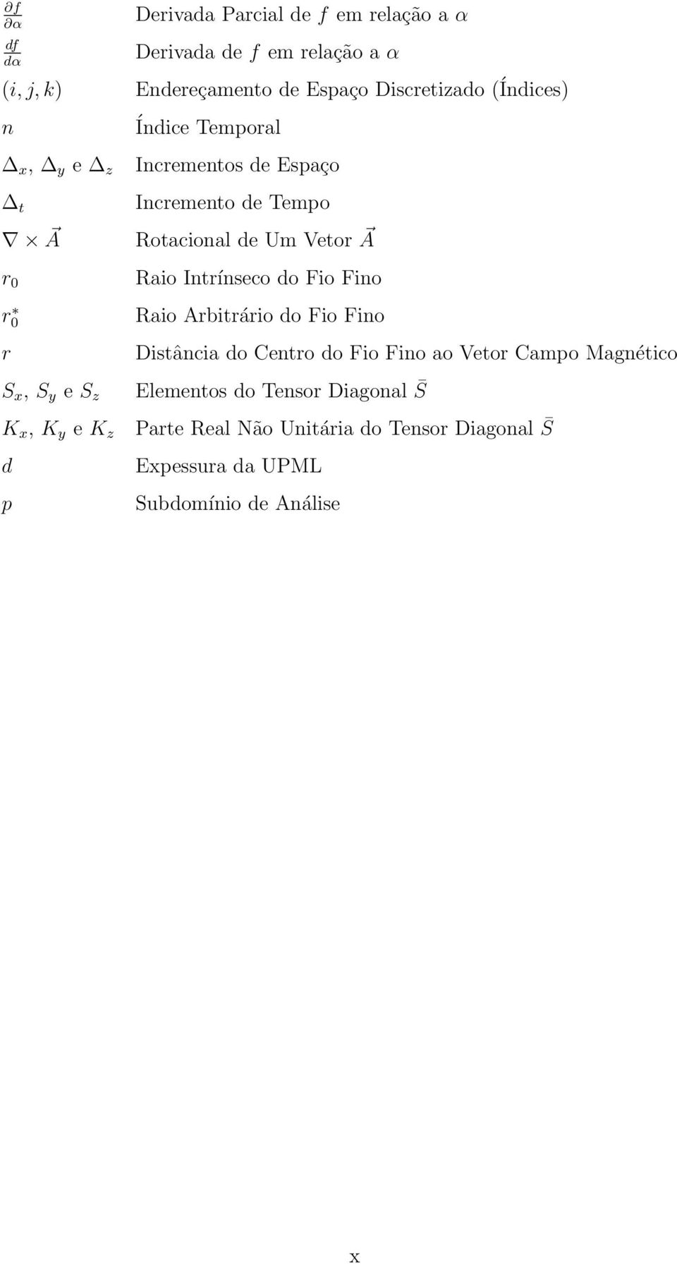 Rotacional de Um Vetor A Raio Intrínseco do Fio Fino Raio Arbitrário do Fio Fino Distância do Centro do Fio Fino ao Vetor