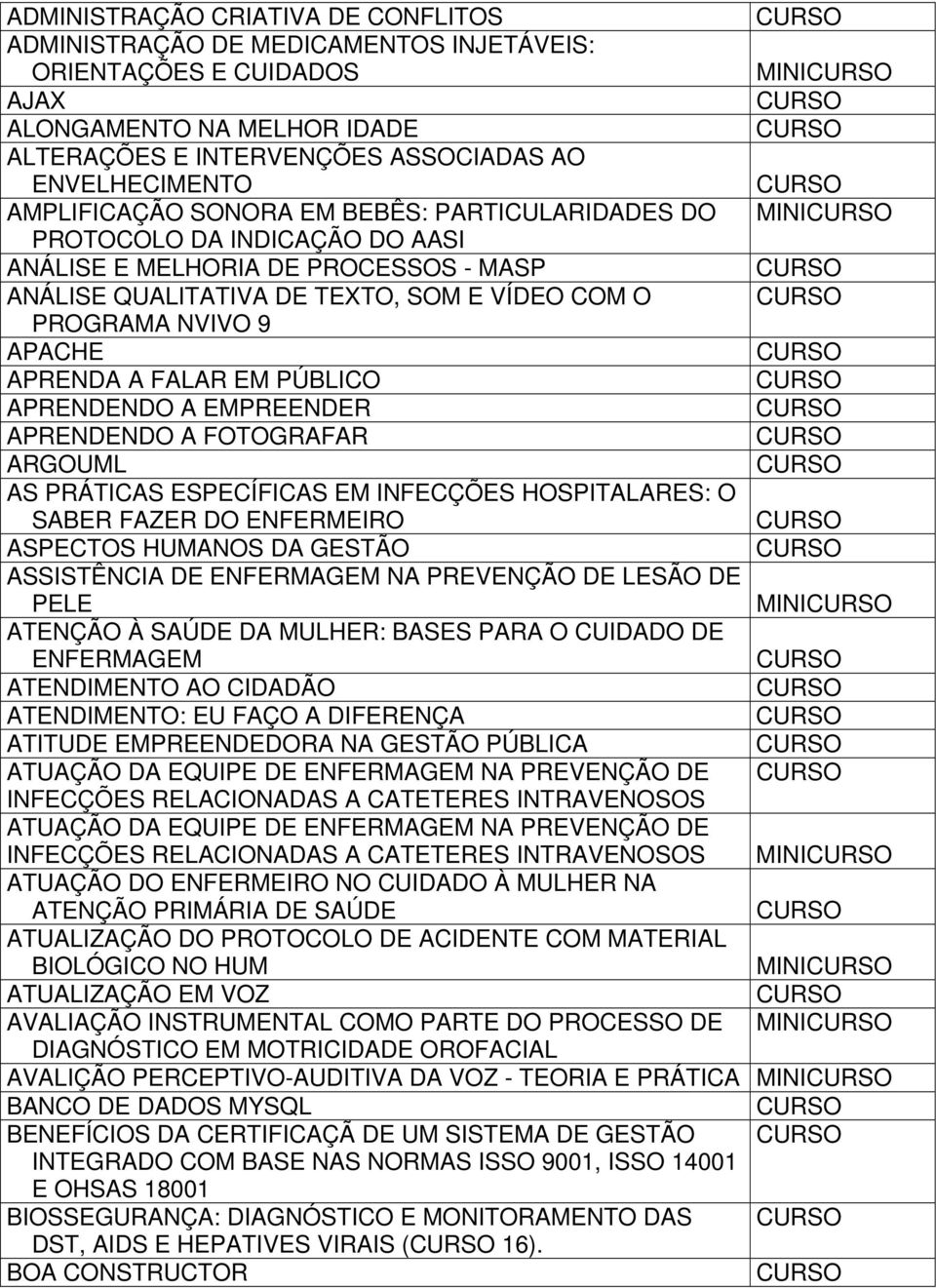 APRENDA A FALAR EM PÚBLICO APRENDENDO A EMPREENDER APRENDENDO A FOTOGRAFAR ARGOUML AS PRÁTICAS ESPECÍFICAS EM INFECÇÕES HOSPITALARES: O SABER FAZER DO ENFERMEIRO ASPECTOS HUMANOS DA GESTÃO