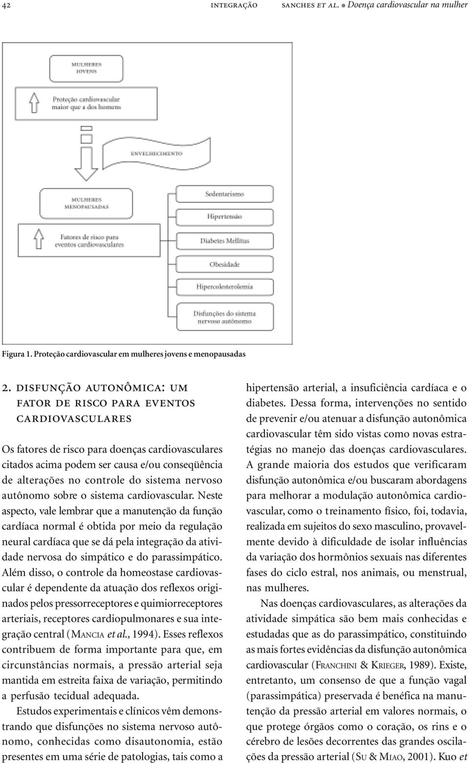 sistema nervoso autônomo sobre o sistema cardiovascular.