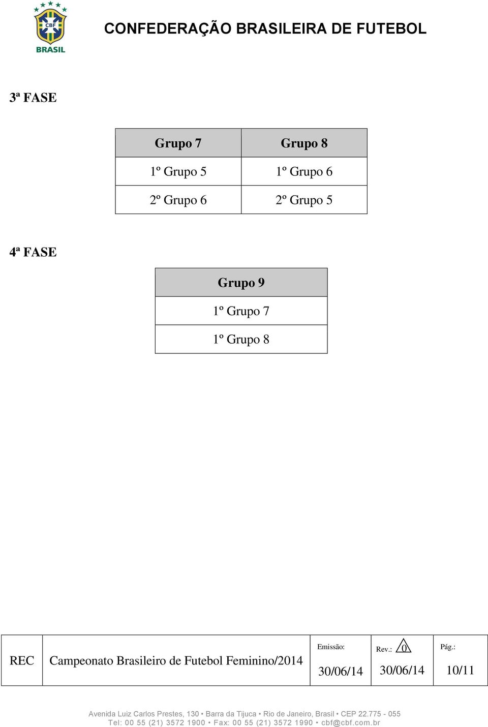 6 2º Grupo 5 4ª FASE Grupo