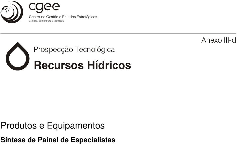 Hídricos Anexo III-d Produtos e