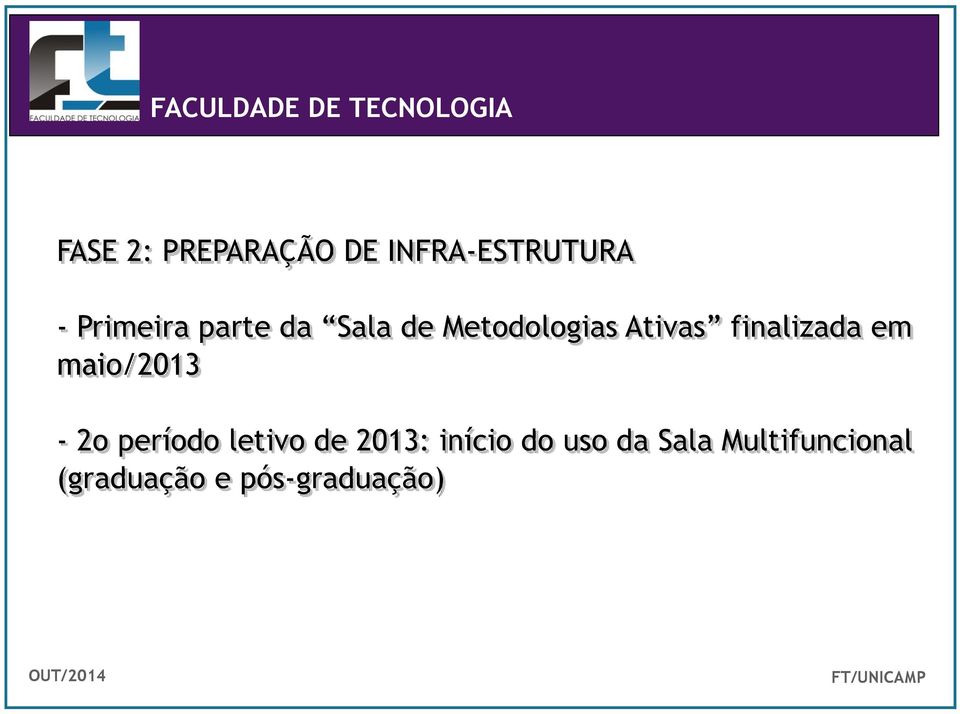 Ativas finalizada em maio/2013-2o período letivo de