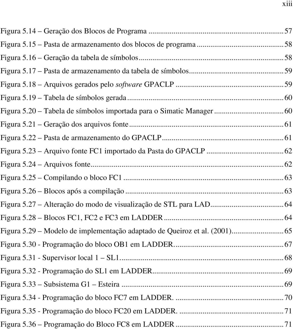 ..61 Figura 5.22 Pasta de armazenamento do GPACLP...61 Figura 5.23 Arquivo fonte FC1 importado da Pasta do GPACLP...62 Figura 5.24 Arquivos fonte...62 Figura 5.25 Compilando o bloco FC1...63 Figura 5.