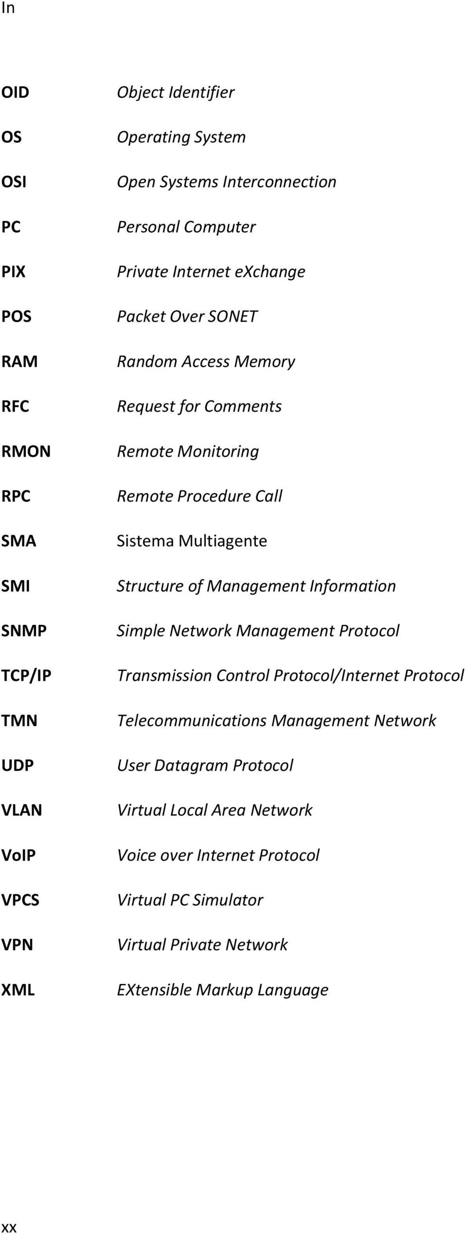 Multiagente Structure of Management Information Simple Network Management Protocol Transmission Control Protocol/Internet Protocol Telecommunications