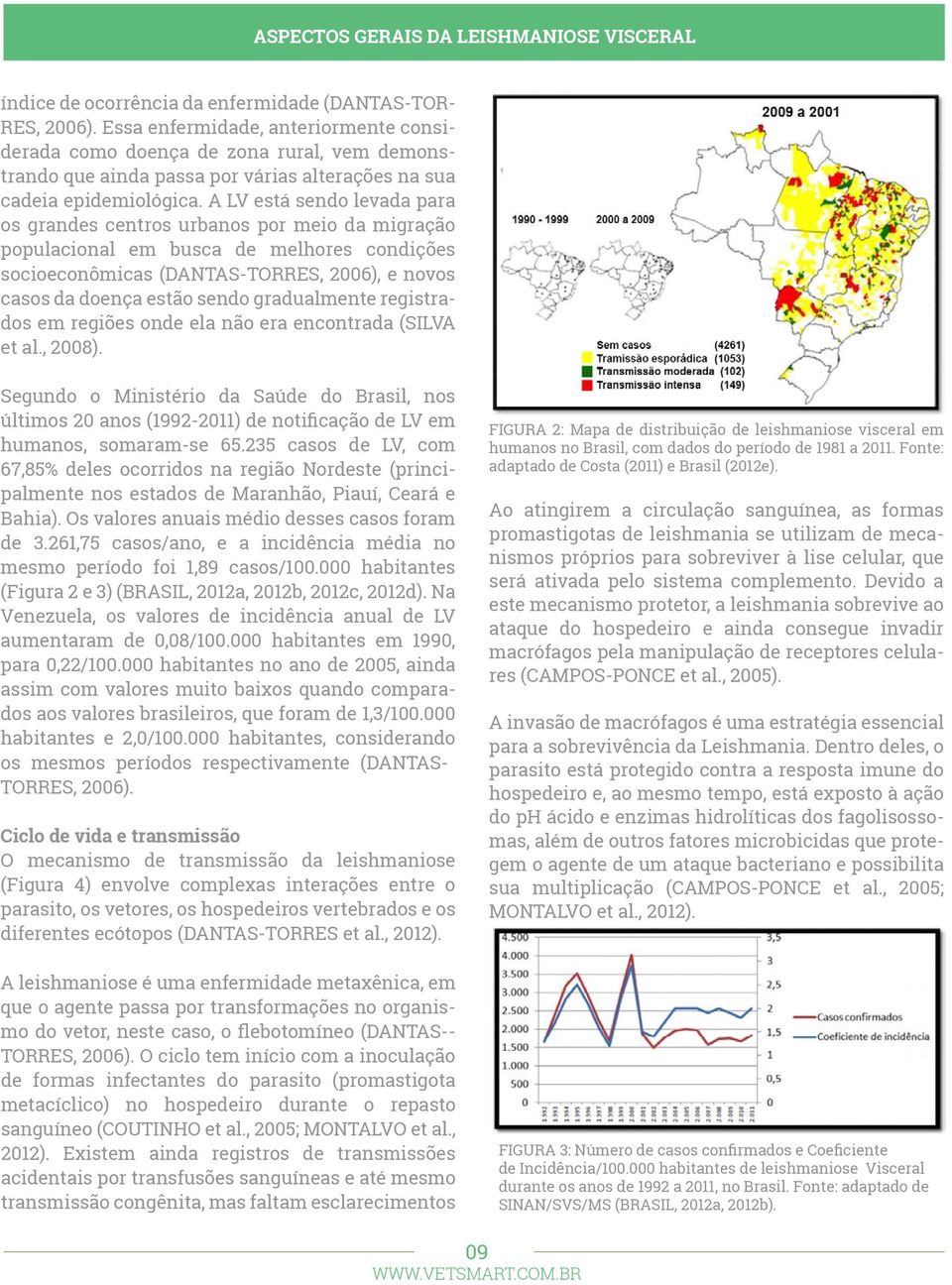 A LV está sendo levada para os grandes centros urbanos por meio da migração populacional em busca de melhores condições socioeconômicas (DANTAS-TORRES, 2006), e novos casos da doença estão sendo